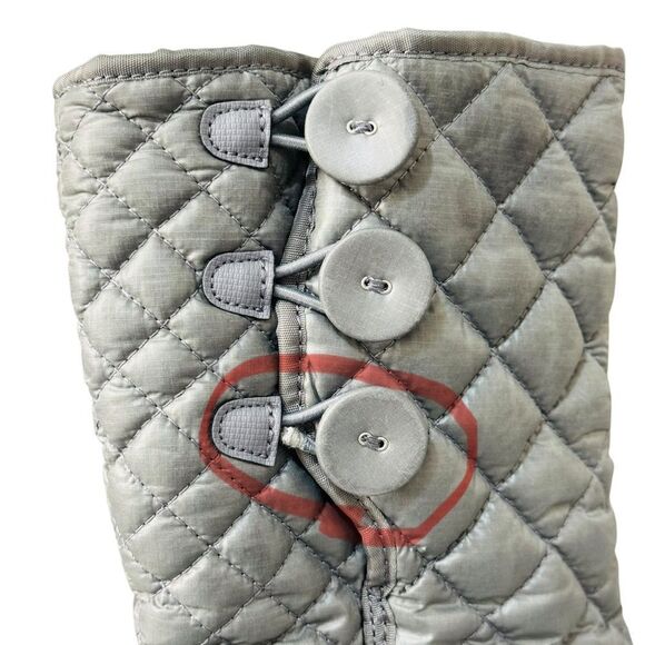 The North Face Thermoball Button-up Boot Women’s Gray Insulated Boots Sz 9 - Picture 10 of 10